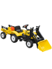 HOMCOM Trettraktor in Gelb 167L x 41B x 52H cm