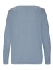 Vivance V-Ausschnitt-Pullover in blau-hellblau