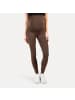 SMILODOX Leggings Lorraine in Dunkelbraun