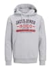 Jack & Jones Sweatshirt 'New Denim' in hellgrau