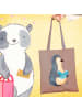 Mr. & Mrs. Panda Schultasche Pinguin Buch ohne Spruch in Braun Pastell
