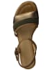 Marco Tozzi Sandalen in Khaki