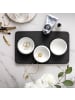 Villeroy & Boch Dipschälchen Set NewMoon schwarz-weiß in schwarz-weiß