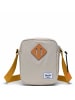 Herschel Heritage - Umhängetasche 17.5 cm (black) in light pelican/harvest gold