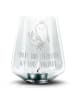 Mr. & Mrs. Panda Glas Windlicht Sternzeichen Jungfrau mit Spruch in Transparent