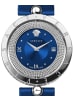 Versace Analoguhr für Damen in blau