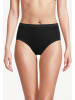 Conta Maxi Slip Feinripp in Schwarz / weiß