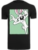 F4NT4STIC T-Shirt Looney Tunes Bugs Bunny Funny Face in schwarz