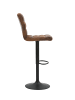 byLiving Barhocker Phil in Braun - (B) 42 x (H) 122 x (T) 51 cm