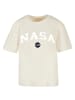 F4NT4STIC Ladies Everyday T-Shirt NASA Collegiate Logo in Whitesand