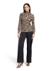 Betty Barclay Rollkragenshirt mit Stehkragen in Taupe/Beige