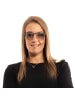 Marciano by Guess Frauen Sonnenbrille Trapezförmig Silber