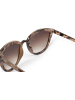 styleBREAKER Cateye Sonnenbrille in Braun Demi / Braun Verlauf