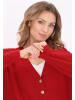 DreiMaster Maritim Women Cardigan in red