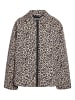 Noisy may Leichte Winter Steppjacke Dekoratives Oversize Design in Braun