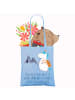 Mr. & Mrs. Panda Canvas Tasche Unbekannte Orte erkunden mit Spruch in Sky Blue