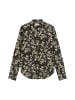 Marc O'Polo Allover-Print-Bluse regular in Schwarz