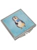 Mr. & Mrs. Panda Handtaschenspiegel quadratisch Pinguin Lolli oh... in Eisblau