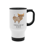 Mr. & Mrs. Panda To-Go-Becher Sternzeichen Stier mit Spruch in Weiß