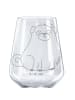 Mr. & Mrs. Panda Rotwein Glas Mops ohne Spruch in Transparent