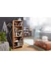 KADIMA DESIGN CD Regal MUMBAI Massivholz Standregal 90 cm hoch in Akazie