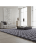 KADIMA DESIGN Teppich Hochflor Waschbar Einfarbig ALBA Strapazierfähig OEKO-TEX in Grau