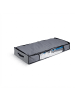 relaxdays 2 x Unterbettkommode in Grau - (B)100 x (H)15 x (T)45 cm