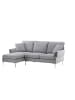 ebuy24 Sofa Toulouse Grau 212 x 115 cm