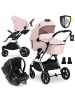 Hauck 3in1 Kinderwagen-Set Vision X Trio Set in rosa