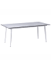 Beliani Esstisch TOLENTINO in Weiß/Beige - (W) 90 x (H) 75 x (L) 180 cm