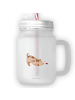 Mr. & Mrs. Panda Trinkglas Mason Jar Hund Marienkäfer ohne Spruch in Transparent