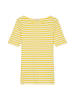 Marc O'Polo Gestreiftes T-Shirt slim in multi/ corn yellow