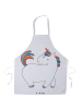 Mr. & Mrs. Panda Grillschürze Einhorn Stolzieren ohne Spruch in Weiß