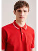 Seidensticker Polo-Shirt Gerader Schnitt (Normal-Fit) in Rot