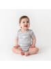 Schlummersack Bio Baby-Wickelbodys kurzarm 2er-Pack in Grau