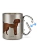 Mr. & Mrs. Panda Kaffeetasse Hund Dogge ohne Spruch in Silber