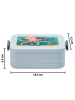 Mr. & Mrs. Panda Brotzeitbox Tintenfisch Design mit Spruch in Blau Pastell