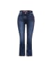 Cecil Capri in mid blue wash