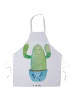Mr. & Mrs. Panda Latzschürze Kaktus Happy ohne Spruch in Weiß