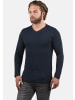 !SOLID Langarmshirt SDBasil in Grau/Blau/Schwarz