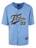 FUBU Tanks & Camis in light blue/black/creme