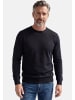 Redmond Pullover Basic in Schwarz / dunkelblau