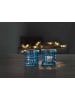 Nachtmann 2er Set Teelichthalter Square Votives ø 7,1 x 6,6 cm in Vintage Blue