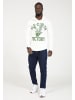 PLUS EIGHTEEN Herren Kapuzenpullover in Ecru