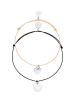PURELEI Armband-Set Fate in Silver