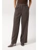Aniston CASUAL Bundfaltenhose in taupe-schwarz-beige