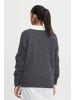 ICHI Strickpullover in grau