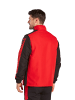 erima Unisex Erwachsene Six Wings Jacke mit abnehmbaren Ärmeln in rot/schwarz