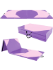 COSTWAY Weichbodenmatte klappbar 300x120cm in Lila