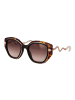 Roberto Cavalli Frauen Sonnenbrille Schmetterling Schwarz